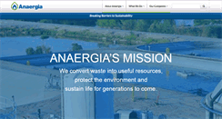 Desktop Screenshot of anaergia.com